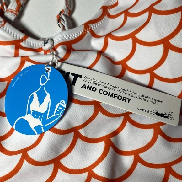 Women’s One Piece Cupshe swim suit, size large nwt - Picture 3 of 5